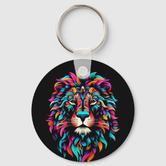  Artistic Colourful Vibrant Pop  Key Ring