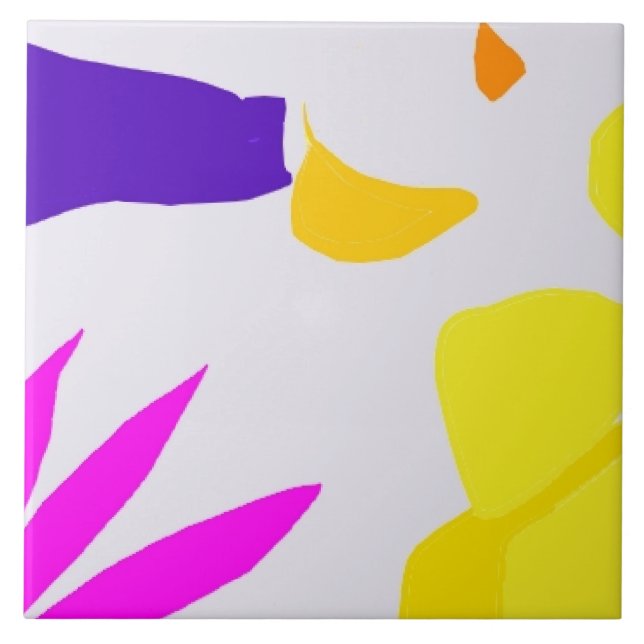 Artistic composition ceramic tile (Front)