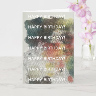 Artistic Contemporary Greeting Card