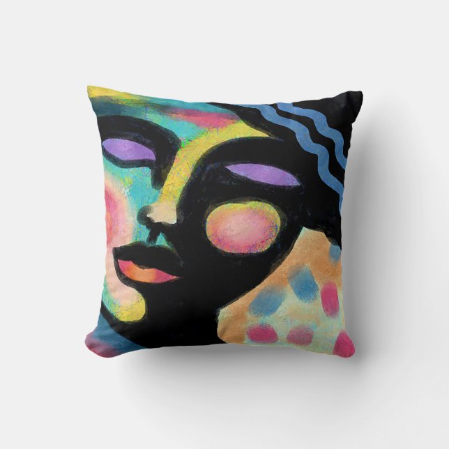 Artistic Decorative Throw Pillow (Front)