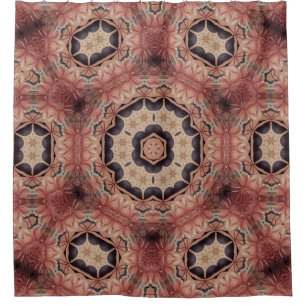 Artistic Design. Art deco motif pattern with luxur Shower Curtain