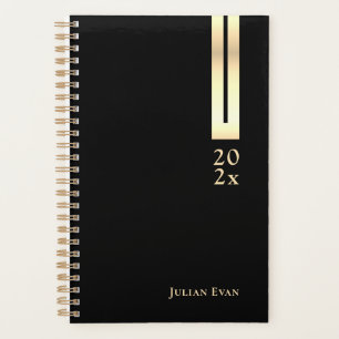 Artistic Detail Black & Gold Non Dated Planner
