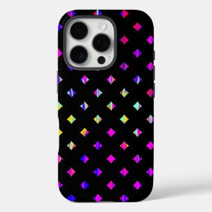 Artistic Diamond Pattern Design iPhone 16 Pro Case