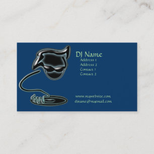 Artistic DJ Business Card