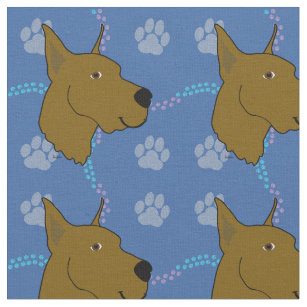 Artistic Dogs - Great Dane v1 Fabric
