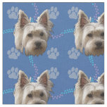 Artistic Dogs - West Highland White Terrier v1 Fabric
