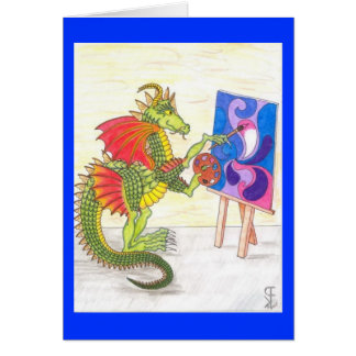 Artistic Dragon All-Occasion Card