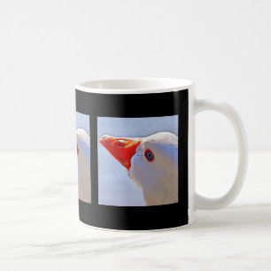 Artistic Duck Black Outline Art Tapestry Coffee Mug