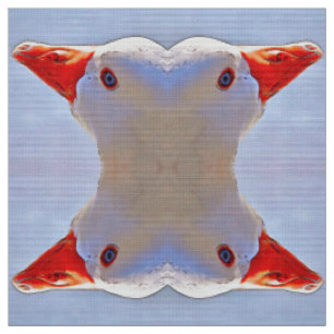 Artistic Duck Black Outline Art Tapestry Fabric