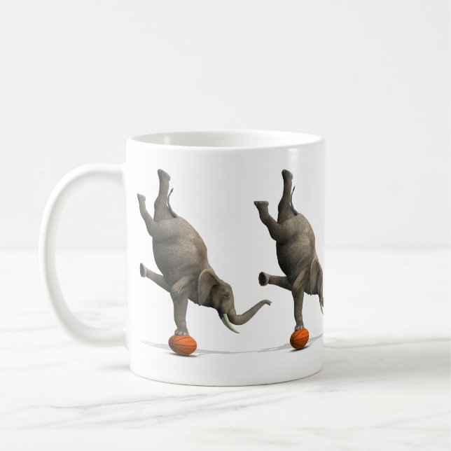 Artistic Elephant Coffee Mug (Left)