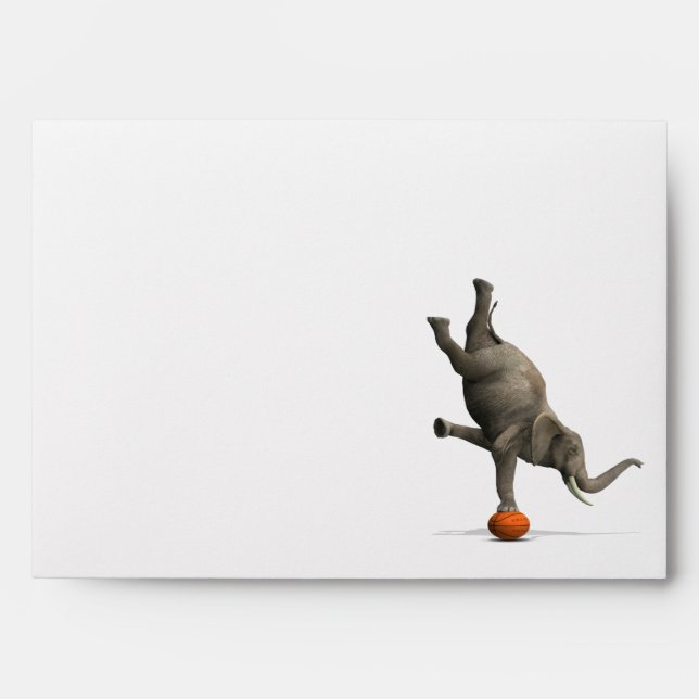 Artistic Elephant Envelopes (Front)