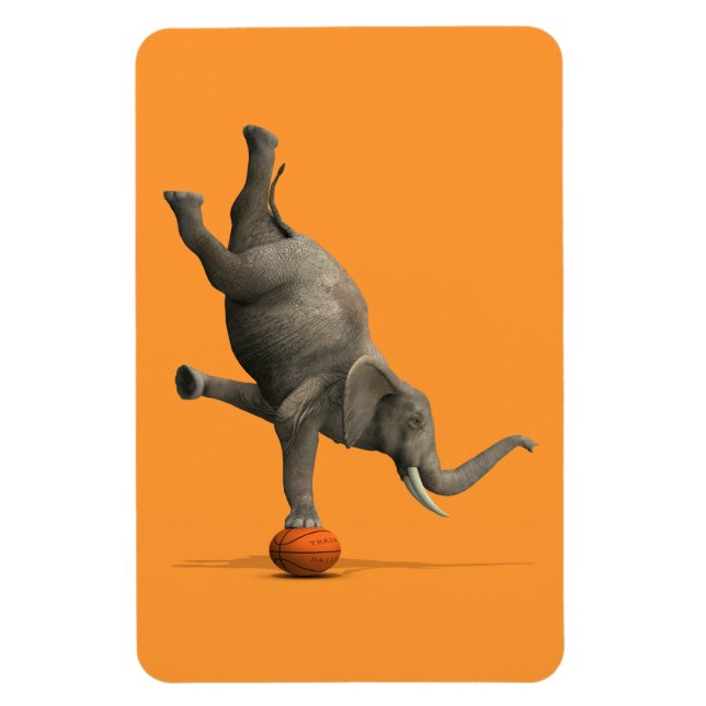Artistic Elephant Magnet (Vertical)