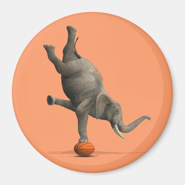 Artistic Elephant Magnet (Front)
