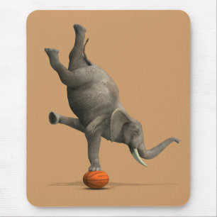 Artistic Elephant Mouse Mat