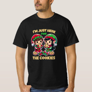 Artistic Elf-Themed Artwork for Christmas Fans T-Shirt