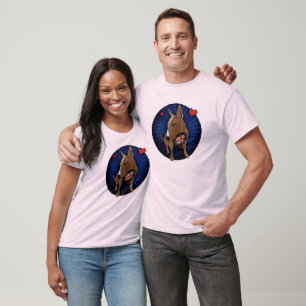 Artistic English Bull Terrier Illustrated T-Shirt