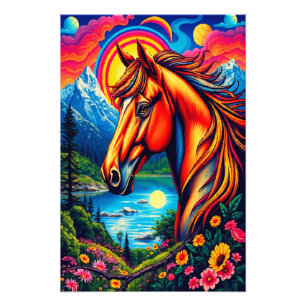 Artistic Expressions of Horses Photo Print