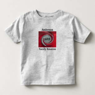 Artistic Family Reunion Abstract Swirl Keepsake Toddler T-Shirt