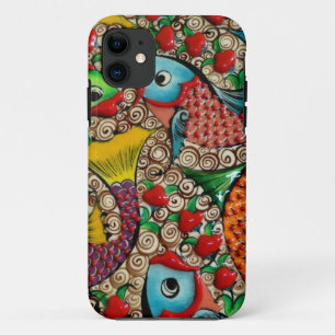 Artistic fish iPhone 11 case