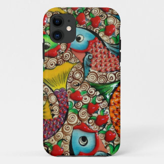 Artistic fish iPhone 11 case