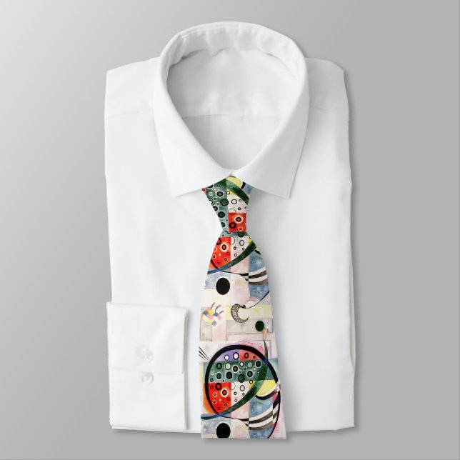 Artistic "Fixed"  -  Wassily Kandinsky Modern Art  Tie (Tied)