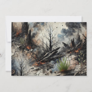 Artistic Flat Holiday Card