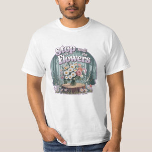 Artistic Floral-Themed Artwork for Nature Fans T-Shirt