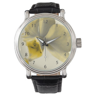 Artistic Flower in Yellow Tones Watch