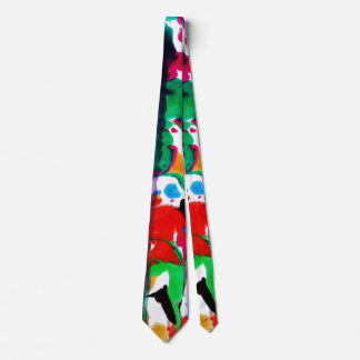 Artistic flowers tie