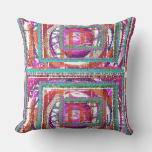 Artistic Fuchsia Pillow