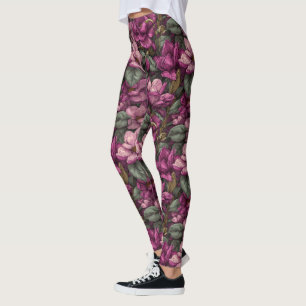 Artistic Gardenias Petal Fashion Yoga Leggings