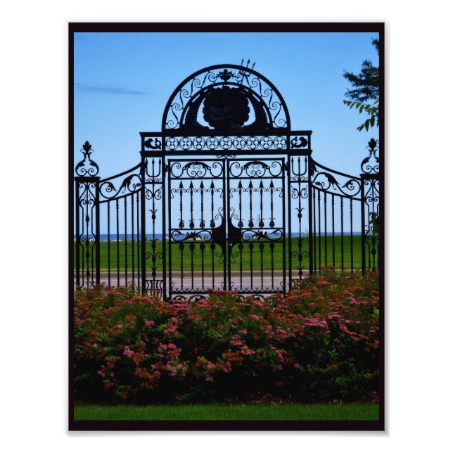 Artistic Gate Photo Print (Front)