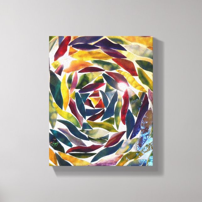 Artistic Glass Modern Canvas Photo Print (Front)
