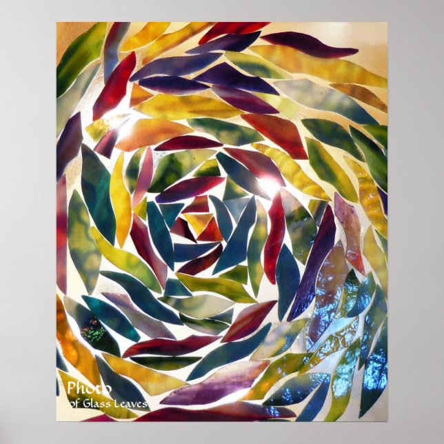 Artistic Glass Photo Modern Art Wallpaper Poster (Front)