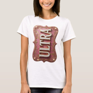 Artistic Gold ULTRA Text Design T-Shirt