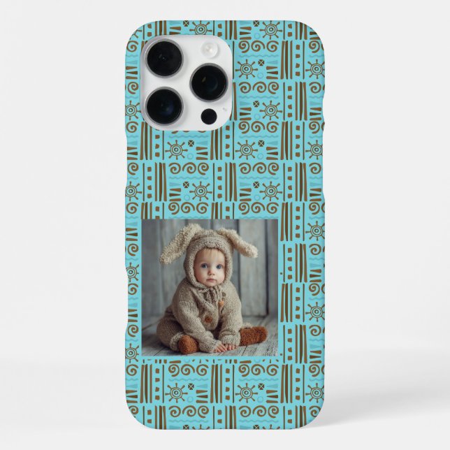 Artistic Graduation Gifts Ethnic Pattern  iPhone Case (Back)