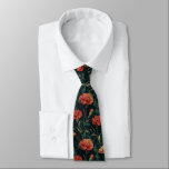 Artistic Groomsmen Gift Carnation Flower Tie<br><div class="desc">This patterned tie adds polished refinement to mens fashion, perfect for ceremonies, corporate settings, or thoughtful gifting for style-driven individuals . , Artistic Groomsmen Gift Carnation Flower . . housewarming , newlywed , wedding , dad gifts , gifts for father , Christmas gift for men , groomsmen gift , 20th...</div>
