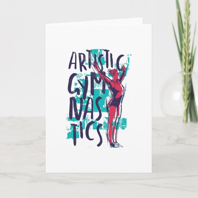 Artistic Gymnast Card (Front)