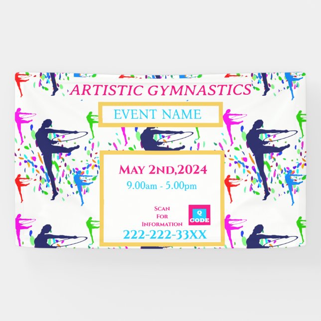 ARTISTIC GYMNASTICS  BANNER (Horizontal)