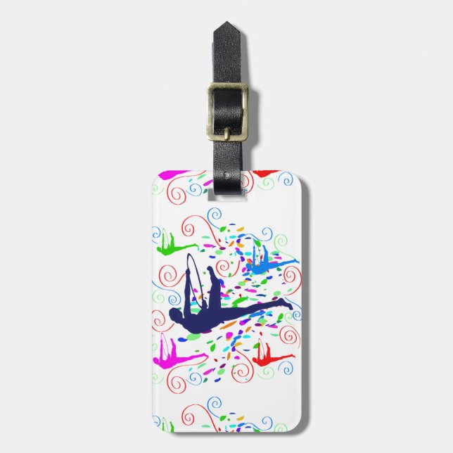 Artistic Gymnastics Luggage Tag (Front Vertical)