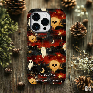 Artistic Halloween – Whimsical Ghosts and Stars Case-Mate iPhone 14 Pro Case