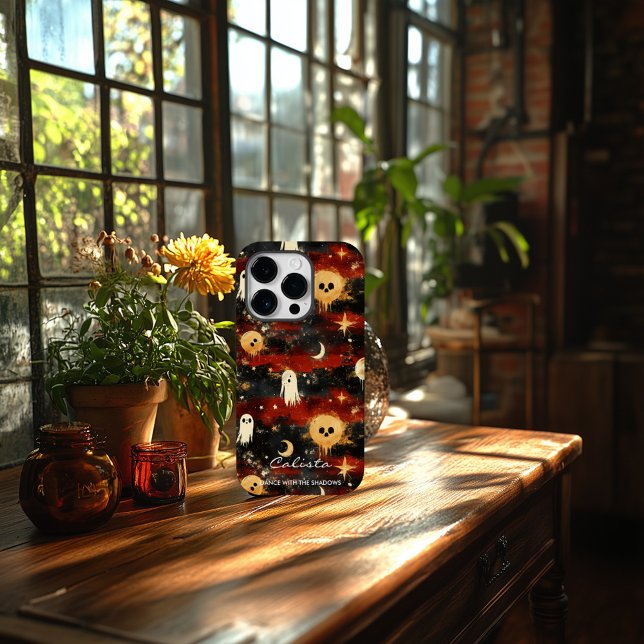 Artistic Halloween – Whimsical Ghosts and Stars Case-Mate iPhone Case (Creator Uploaded)