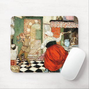 Artistic hand draw background Multicolor Mouse Mat