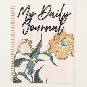 Artistic Hand-Drawn Floral & Bold Typography Planner