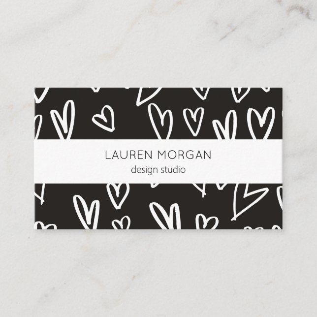 Artistic Heart | Business Card (Front)