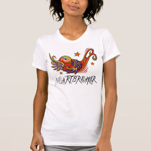 Artistic Heartbreaker Swallow Tattoo Bird T-Shirt