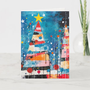 Artistic Holiday Greetings Card