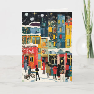 Artistic Holiday Greetings Card