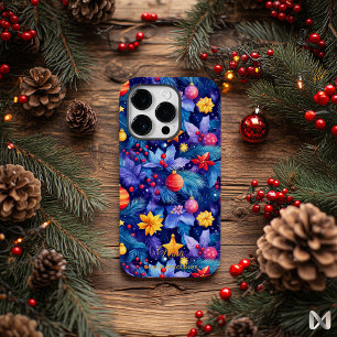 Artistic Holiday –Vibrant Winter Wonderland Design Case-Mate iPhone 14 Pro Case