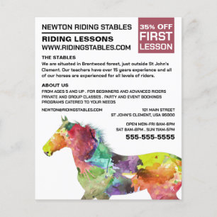 Artistic Horse, Riding Instructor, Academy Flyer